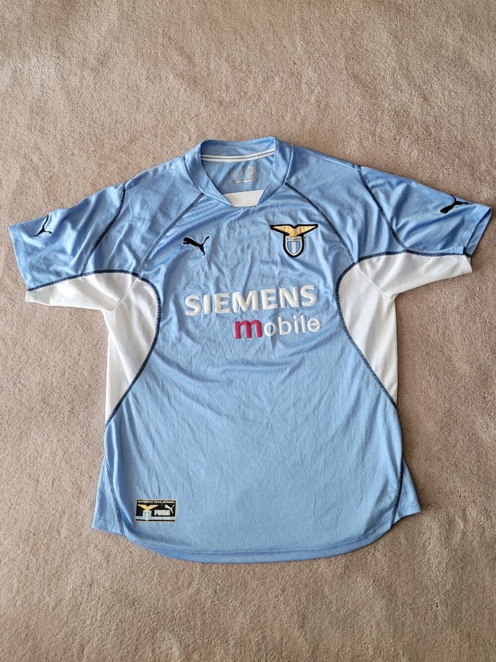 Puma S.S. Lazio Vintage Fifa Soccer Jersey 2001 2002 Vintage